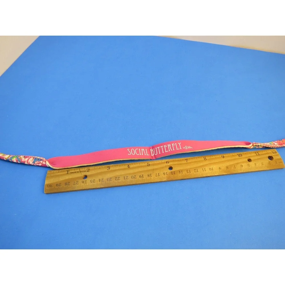 Lilly Pulitzer Pink Social Butterfly Sunglasses Strap Retainer